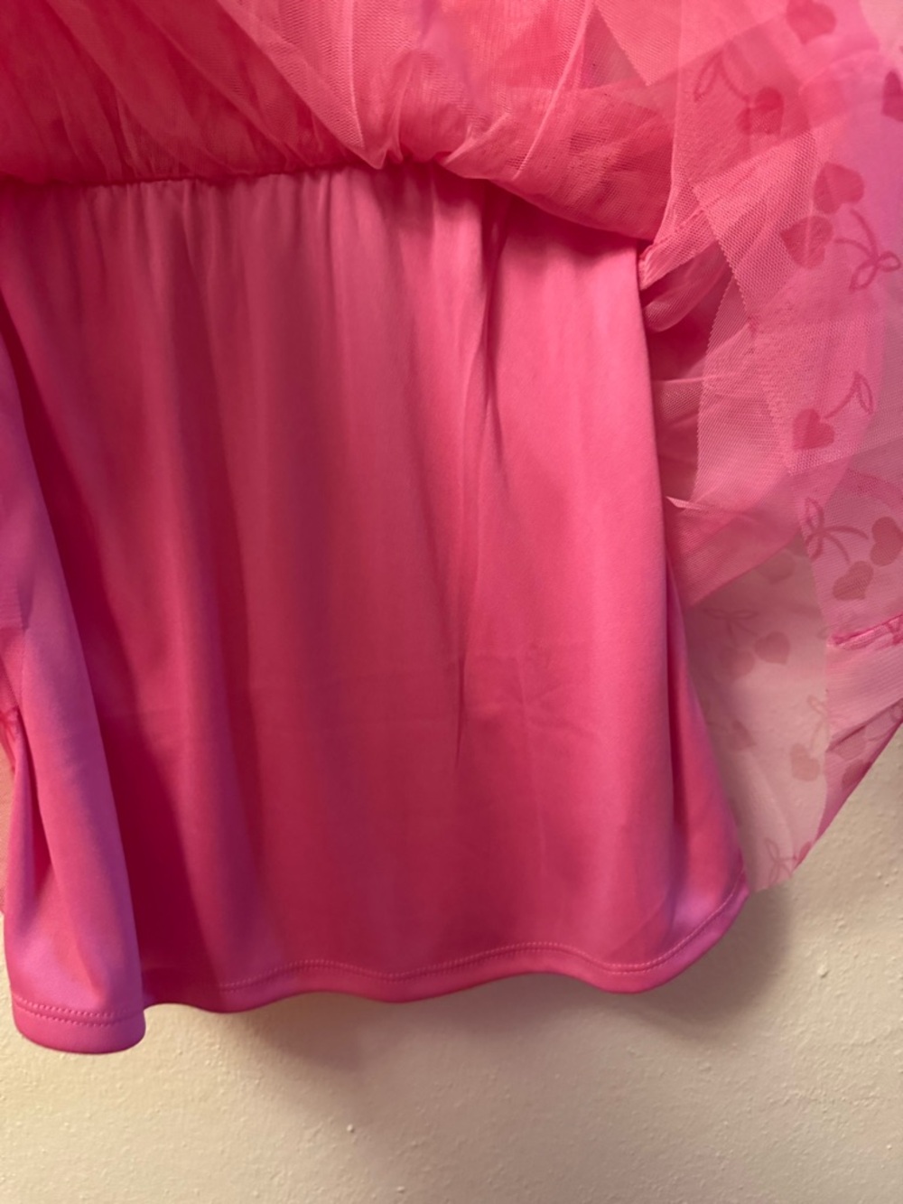 NWT- Wonder Nation Pink Tutu Dress with a ribbed top and tulle skirt, 4/5 - Picture 6 of 9